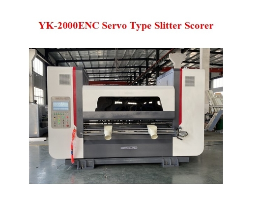 YK-2000 ENC Tốc độ 250m / phút Servo Type Slitter Scorer cho dây chuyền sản xuất bìa lốp