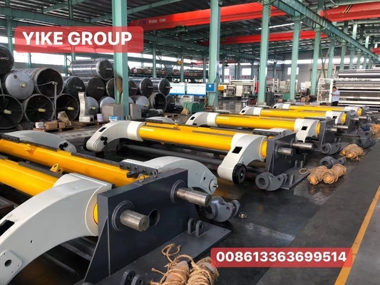 Đế cuộn cán thủy lực được sử dụng cho dây chuyền sản xuất các tông sóng 3,5,7 Ply