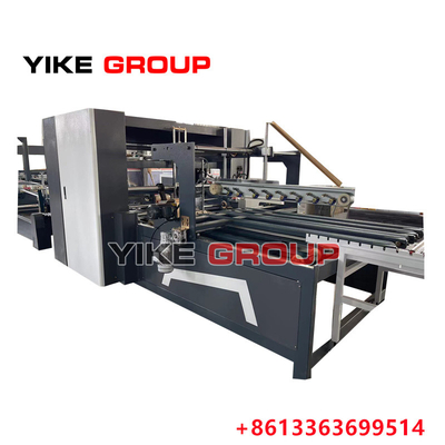 Tự động Box Folder Gluer Machine Với PP Strapping Machine Làm hộp carton