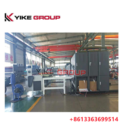 Chain Feeder 2 Color Printer Slotter Die Cutter Machine Máy làm hộp hộp