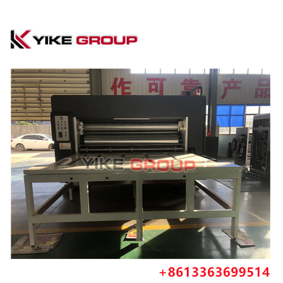 YK-1424 Chain Feeder 2 Color Flexo Printing Machine Máy làm hộp lốp