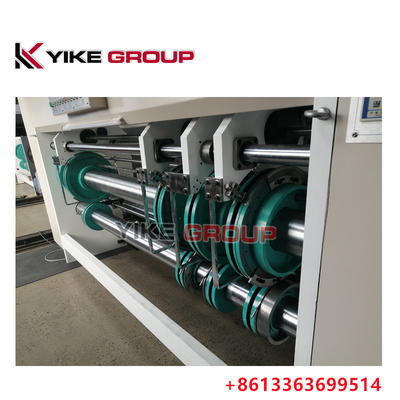 YK-1424 Chain Feeder 2 Color Flexo Printing Machine Máy làm hộp lốp