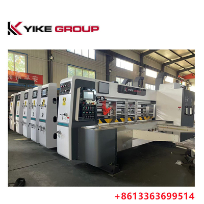 YK-1426 Bầu Edge Flexo Printer Slotter Die Cutter Machine để làm hộp carton