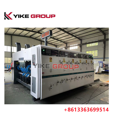 YK-1426 Bầu Edge Flexo Printer Slotter Die Cutter Machine để làm hộp carton