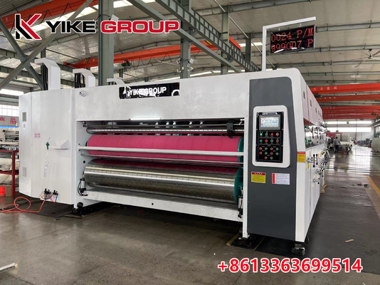 Máy in Flexo 4 màu YKHS-1426 với máy cắt và cắt bế