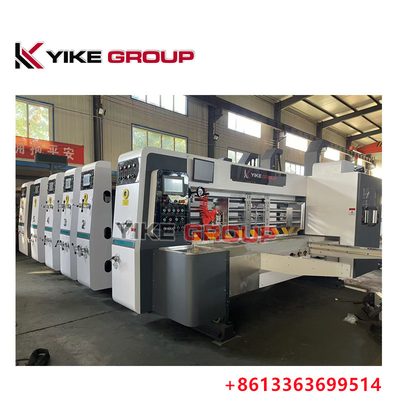 YIKE GROUP 1200X2400MM Flexo Printer Slotter Machine Cho Việc Làm Hộp Carton