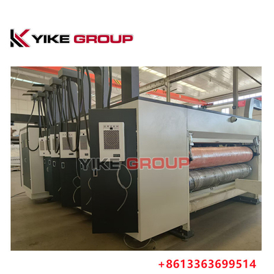 YIKE GROUP hộp carton lốp dẫn cạnh 2 máy in màu máy cắt đứt