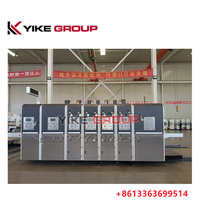 Yk-1228 Bầu cạnh Feeder in ấn Slotter Die Cutter máy cho carton lồi