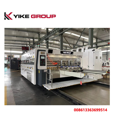 YK-1224 150 PC / phút 4 Color Flexo Printer Slotter Machine Carton Box Making Machine