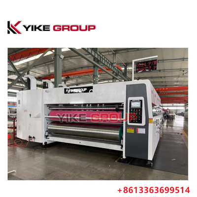 YK-1224 150 PC / phút 4 Color Flexo Printer Slotter Machine Carton Box Making Machine
