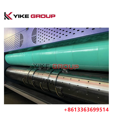 Max in kích cỡ 1450X2500 tự động dẫn cạnh Flexo 3 màu Slotter Diecutter máy