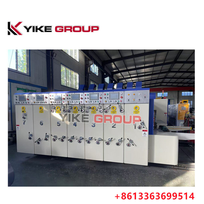 Tốc độ thiết kế 150pcs / MinYK-1425 tự động Flexo in in Die cắt với Slotting dao máy