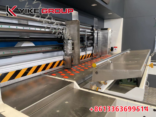 Tốc độ thiết kế 150pcs / MinYK-1425 tự động Flexo in in Die cắt với Slotting dao máy