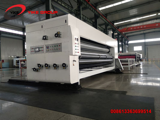 Máy bơm dây chuyền kiểu jumbo Flexo Printing Slotting Machine For Corrugated Cardboard ISO Approved