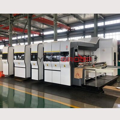 300 cái / phút Máy in Flexo độ nét cao Máy cắt rãnh Máy cắt bế